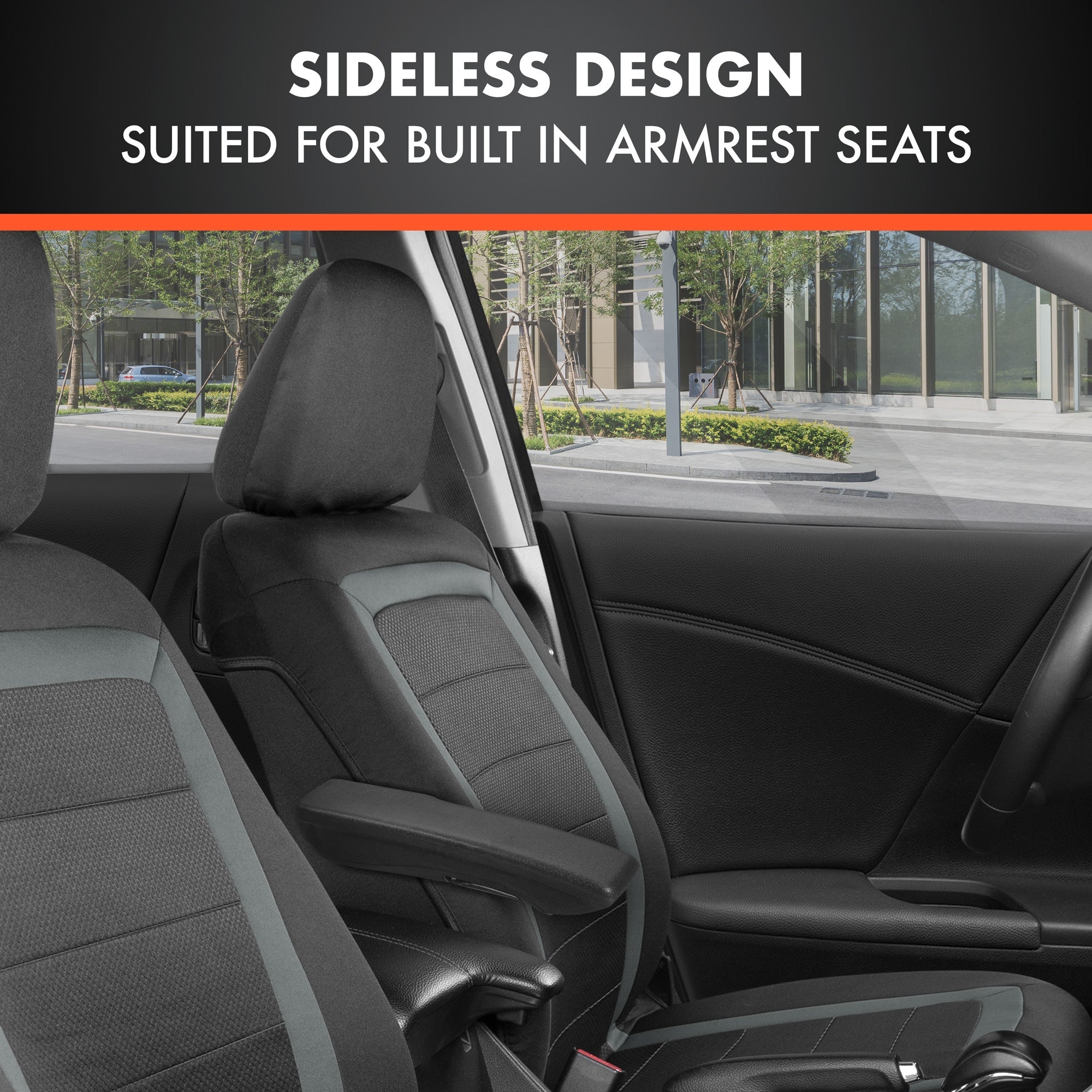 BDK 2-Pack FreshMesh with Honeycomb Backing Front Seat Covers