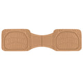 MotorTrend PRO920 Deep Dish Rear Floor Mats - Heavy Duty, All Weather, Trim to Fit - Beige