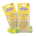 Hello Kitty and Friends Car Air Freshener (Pompompurin - Lemon Lime Soda) Hanging Gel Area Deodorizer, Long-Lasting Car Scents Air Freshener, Cute Automotive Sanrio Accessories Decor, 2-Pack