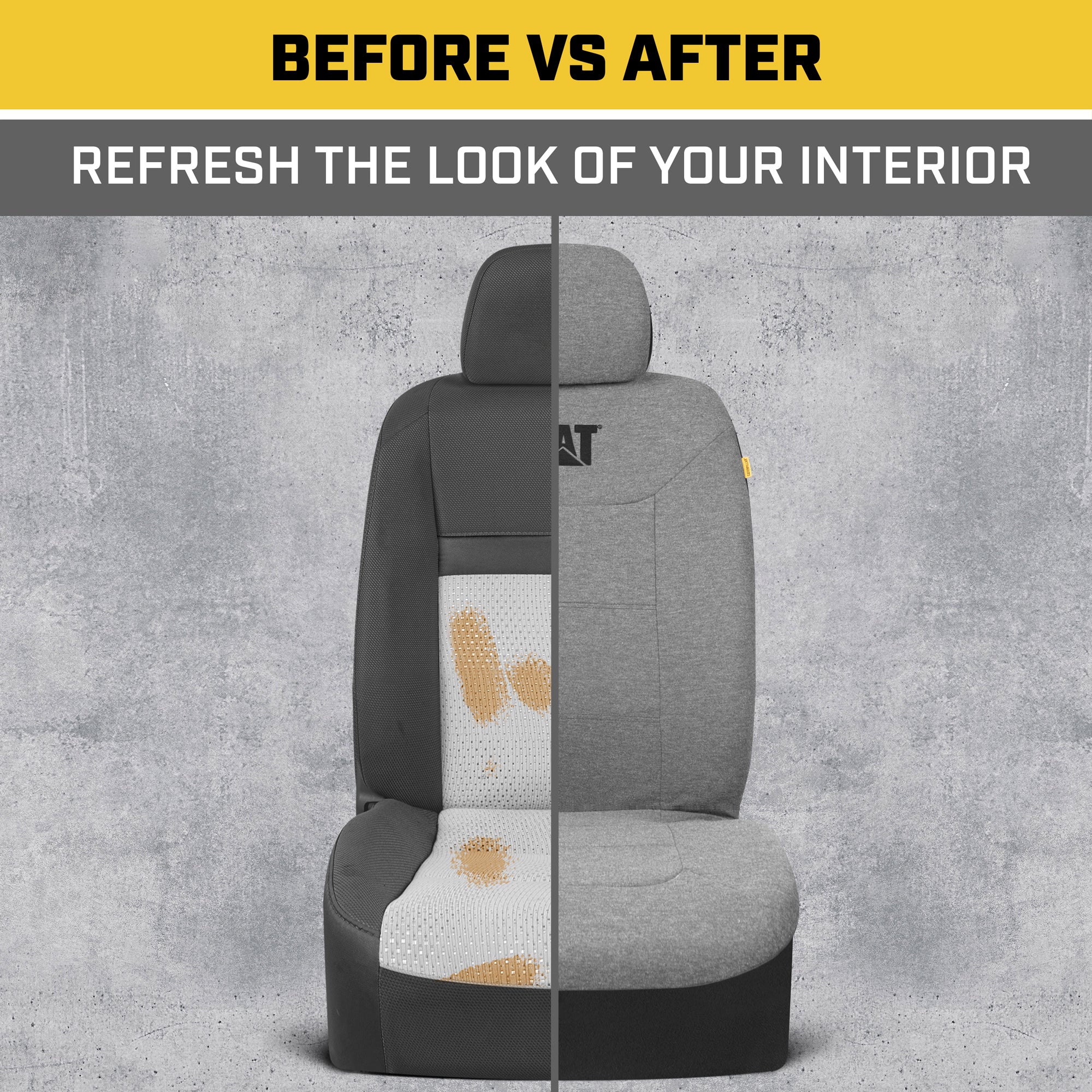 CAT 2-Pack CozyBlend JerseyHeather Front Seat Covers