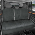 Motor Trend SpillGuard Waterproof Rear Bench Car Seat Cover, All Charcoal Stitching – Split Bench Rear Seat Protector with Neoprene Padding, Back Seat Cover for Kids & Dogs, Car Interior Covers