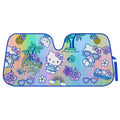 Hello Kitty Car Windshield Sun Shade - Officially Licensed Sanrio Cute Car Accessories for Women - Hello Kitty Car Accessories SunShade for Car Windshield - Summer Sunshield for Car Window Shades