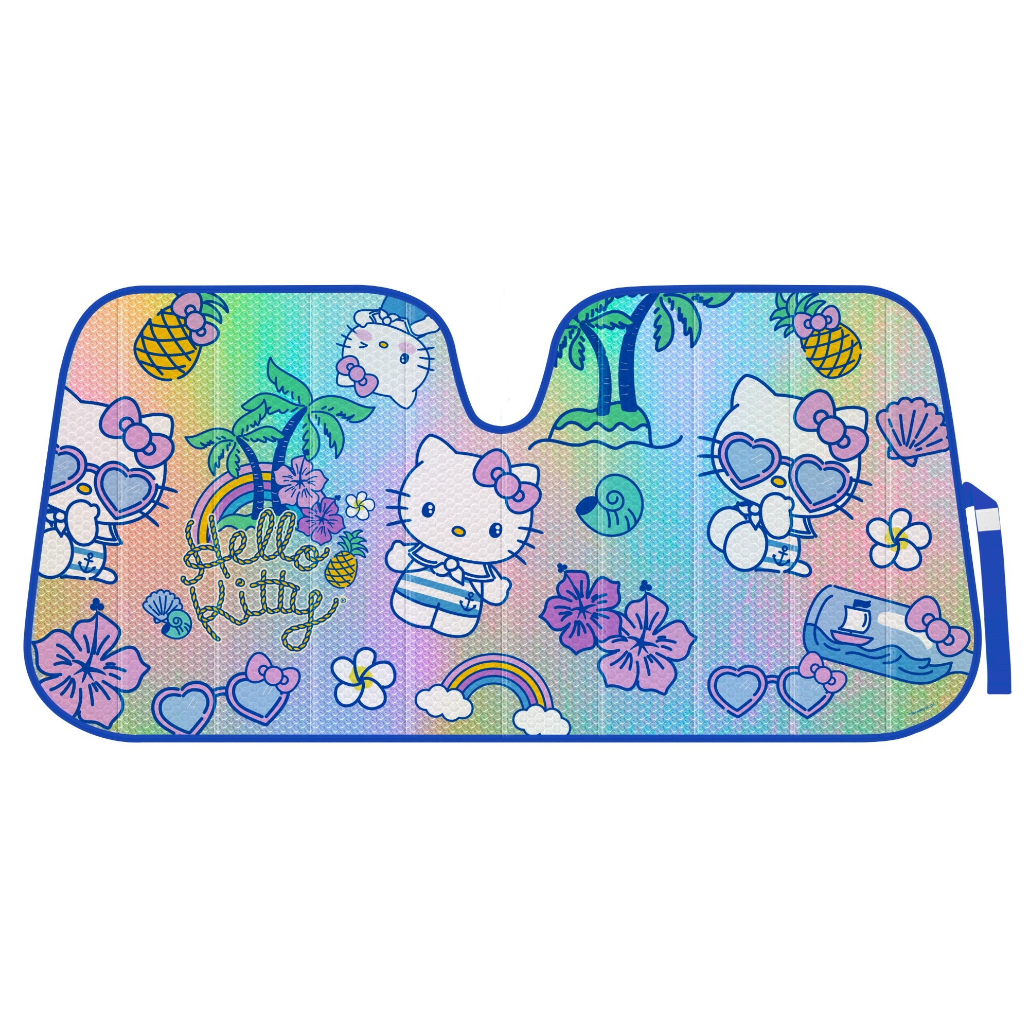 Hello Kitty Car Windshield Sun Shade - Officially Licensed Sanrio Cute Car Accessories for Women - Hello Kitty Car Accessories SunShade for Car Windshield - Summer Sunshield for Car Window Shades