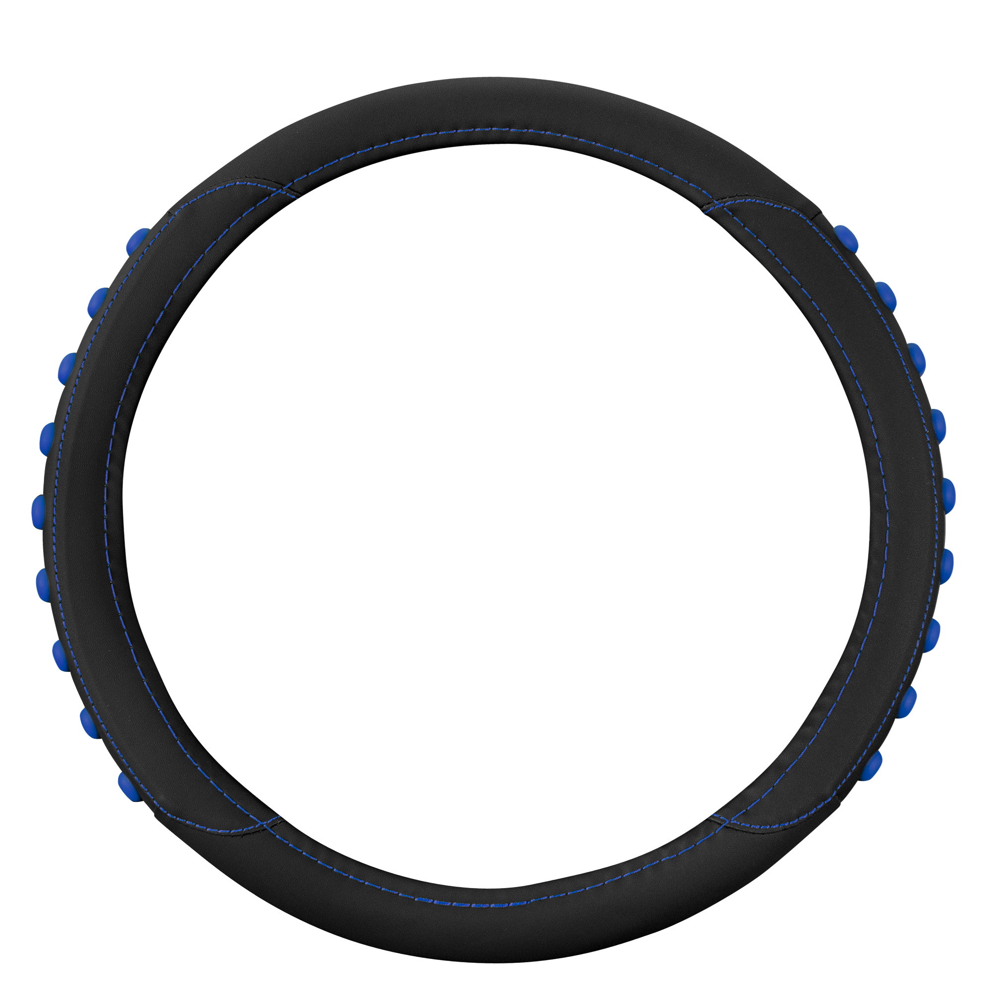 MotorTrend FlexGrip Steering Wheel Cover with Raised Bump Grips (Fits 14.5" - 15.5")