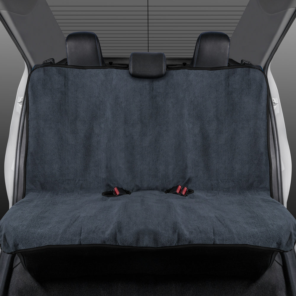 BDK UltraFit Water-Resistant Washable Rear Car Seat Covers - Black
