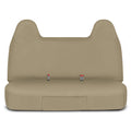 Cat® Custom Fit Front Bench Seat Cover for Ford F250 / F350 / F450 / F550 (1999-2007) - Durable Oxford Beige Truck Seat Cover with Utility Pockets, Ford F250 Super Duty Interior Cover
