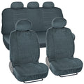 BDK CozySeats Fine Scottsdale Fabric Front Seat Covers and Rear Seat Covers