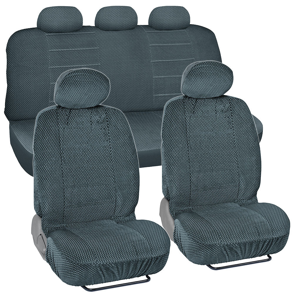 BDK CozySeats Fine Scottsdale Fabric Front Seat Covers and Rear Seat Covers