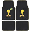 Warner Bros Looney Tunes 4-Piece Tweety Bird Front Floor Mats and Rear Floor Mats