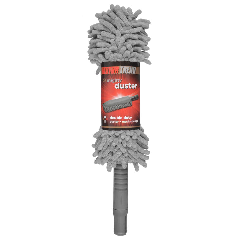 MotorTrend Mighty Duster 2-in-1 Duster and Mesh Sponge