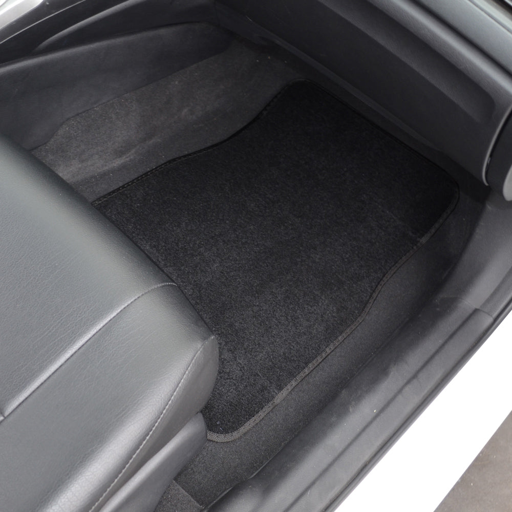 MotorTrend 4-Piece Premium Inter-Lock Backing Carpet Front Floor Mats and Rear Floor Mats