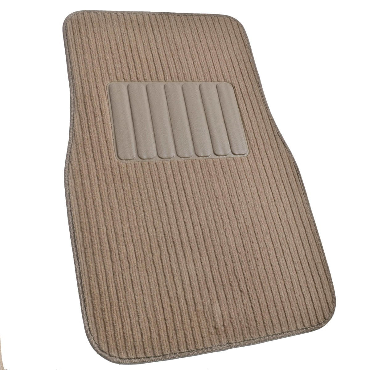 BDK 4-Piece Corduroy Front Floor Mats and Rear Floor Mats
