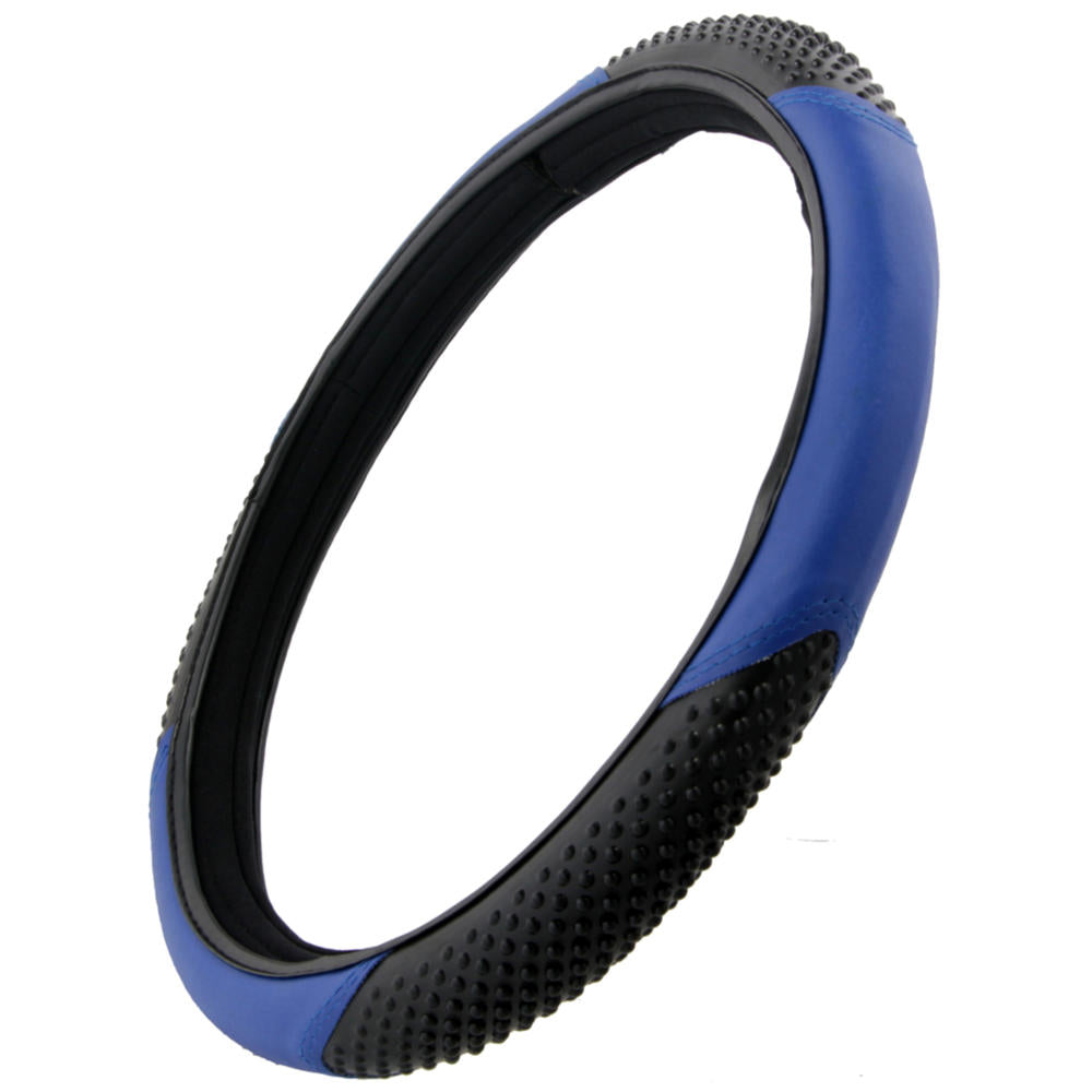 BDK Ergonomic Sport Massage Grip Steering Wheel Cover (Fits 14.5" - 15.5")