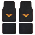 Warner Bros DC Comics Wonder Woman Logo Front Floor Mats and Rear Floor Mats