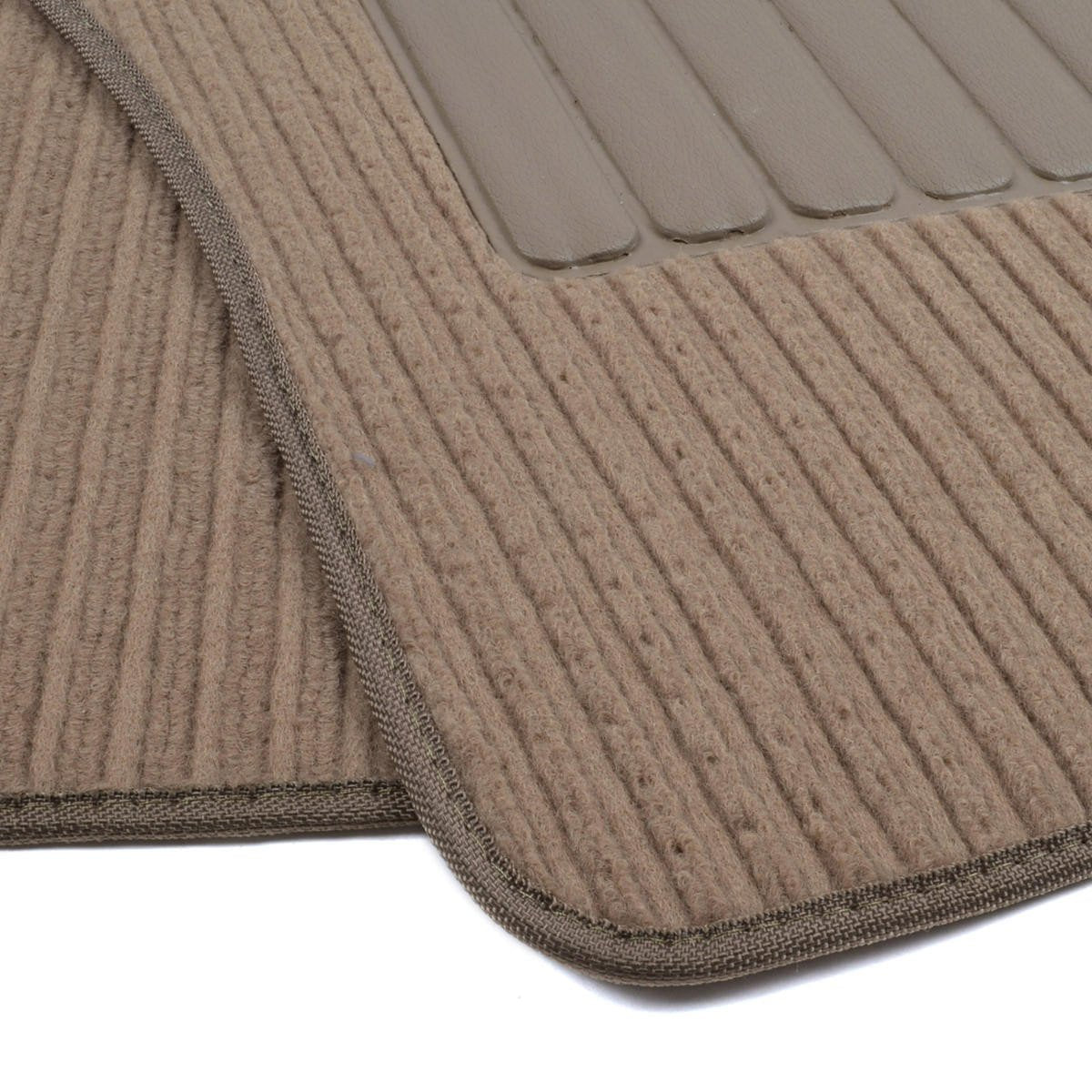 BDK 4-Piece Corduroy Front Floor Mats and Rear Floor Mats