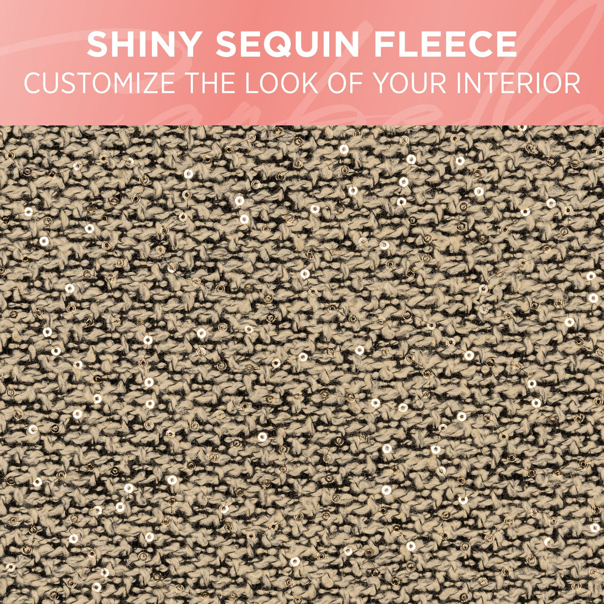 Carbella Sequin Tweed Front Seat Covers
