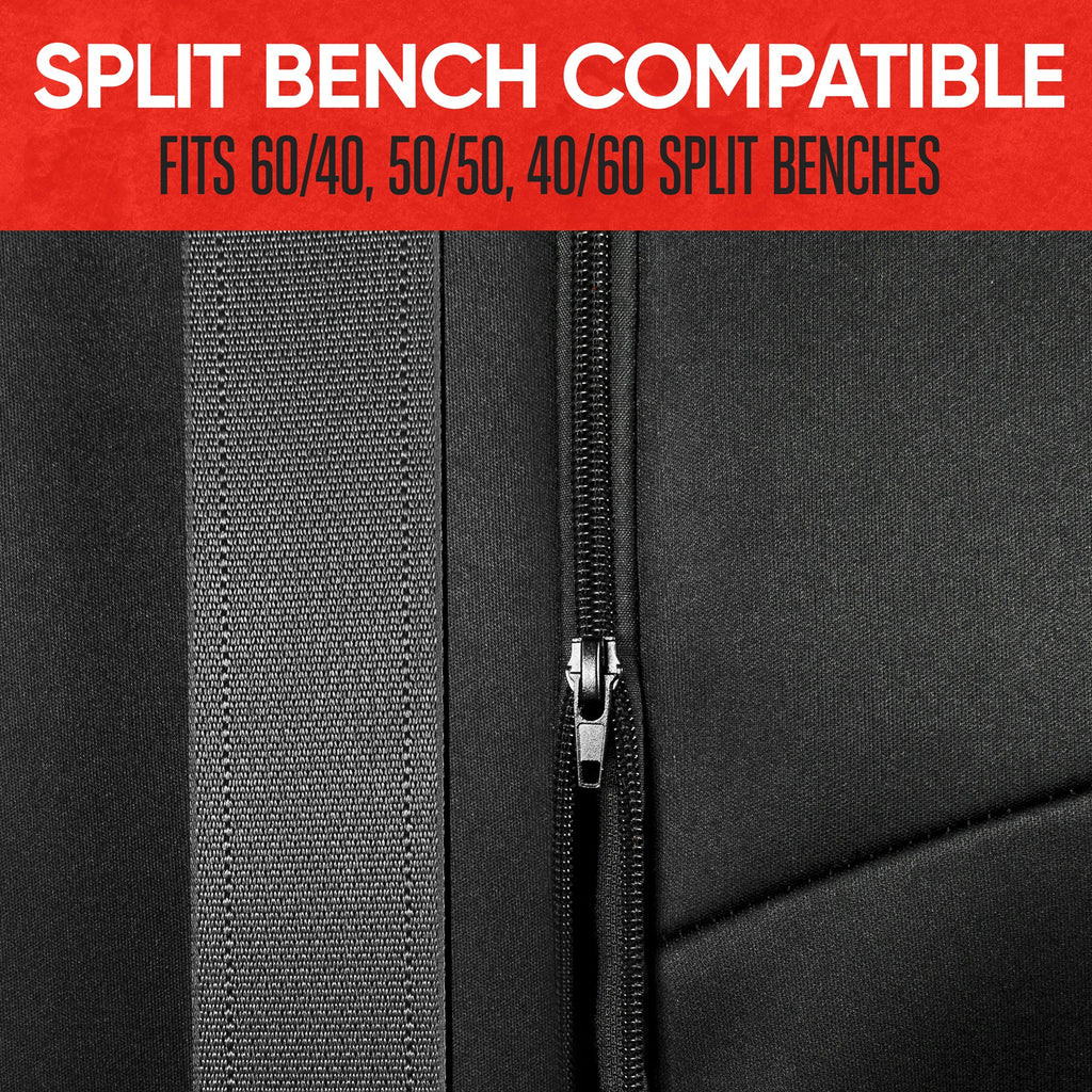 MotorTrend SpillGuard Water-Proof Neoprene Rear Seat Cover