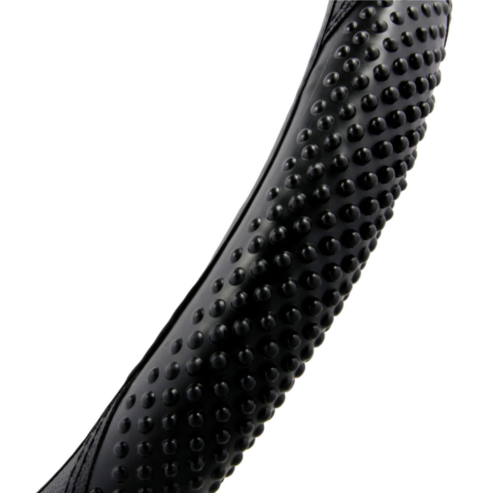 BDK Ergonomic Sport Massage Grip Steering Wheel Cover (Fits 14.5" - 15.5")