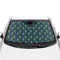 BDK Cali Palm Front Windshield Sunshade (57" x 27")