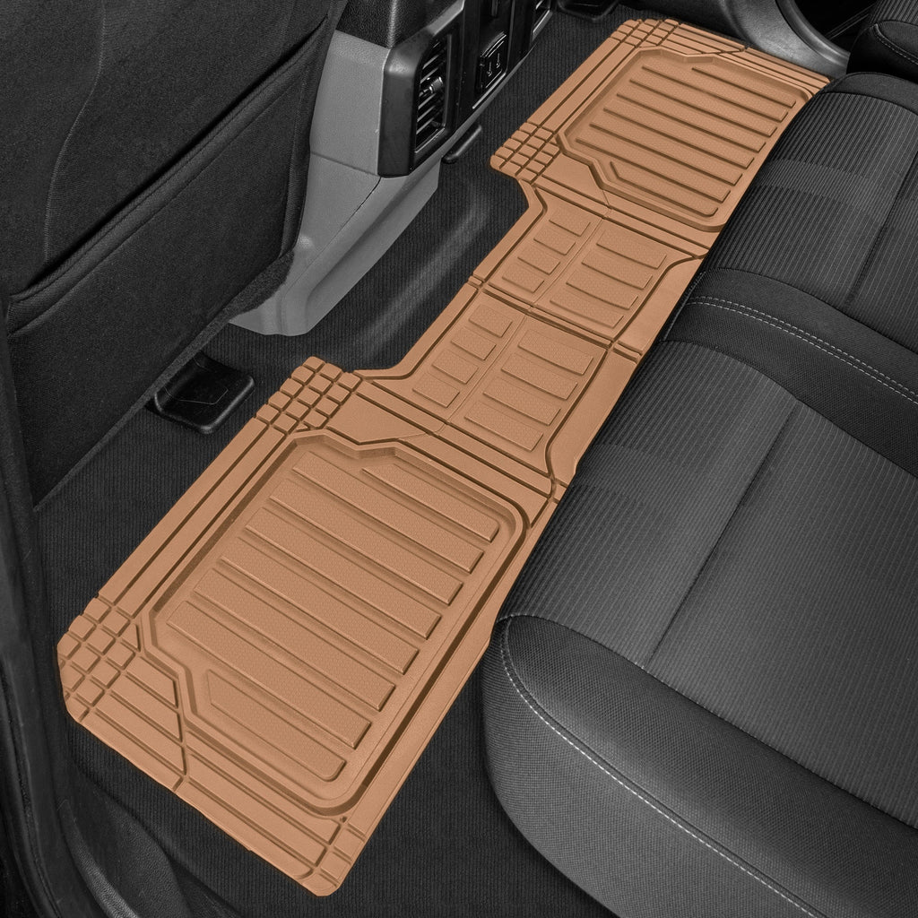 CAT 3-Piece ToughLiner Front Floor Mats and Rear Floor Mats - Heavy Duty, All Weather, Trim to Fit