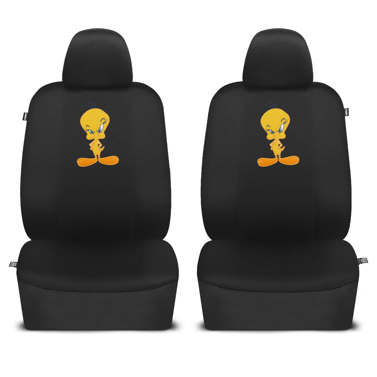 Warner Bros Looney Tunes 9-Piece Tweety Bird Front Seat Covers and Rear Seat Covers