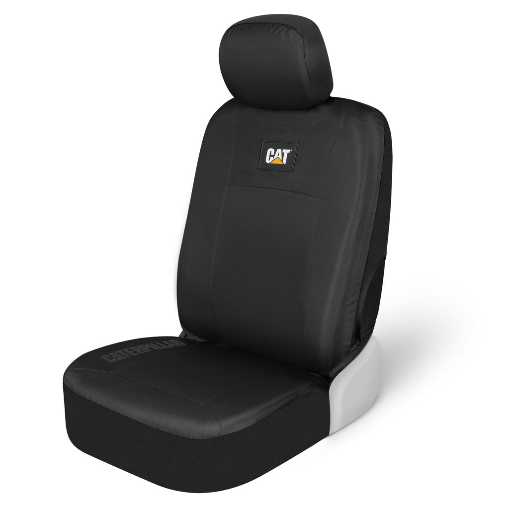 Cat® Heavy Duty Oxford Car Seat Cover for Auto - Durable Canvas Material, Universal Fit-Black