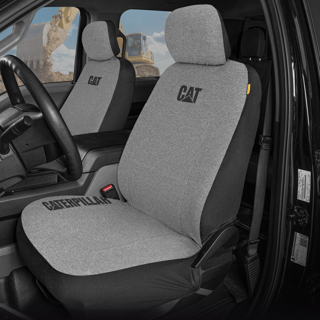 CAT 2-Pack CozyBlend JerseyHeather Front Seat Covers