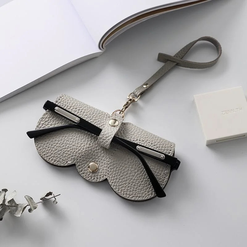 🏆Hot Sale🔥Soft Leather Sunglasses Bag 🔥