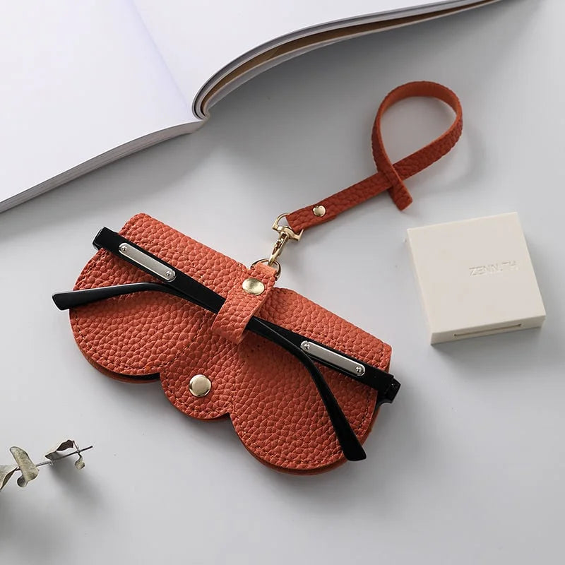 🏆Hot Sale🔥Soft Leather Sunglasses Bag 🔥