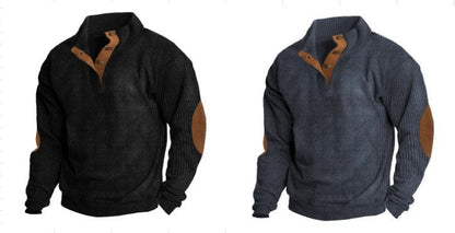 Men's Outdoor Casual Stand Collar Long Sleeve Sweatshirt